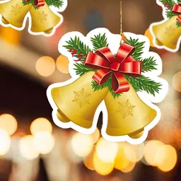 Special You 20-Pcs Yellow & Red Christmas Bell Hanging-picture-22