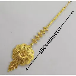 Mansi Jewl Point Gold-Plated Maang Tikka Head Jewellery-picture-32