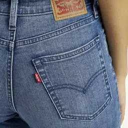 Levis Women Classic Flared High-Rise Light Fade Stretchable Jeans image 3