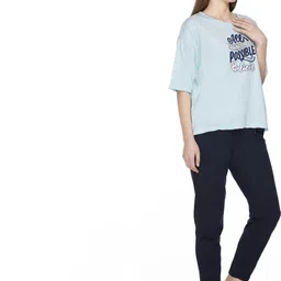 AMAHA FASHIONS Women Typography Printed T-shirt image 5