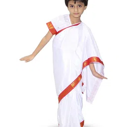 Kaku Fancy dresses Girls National Hero Freedom Fighter Saree With Blouse-picture-23