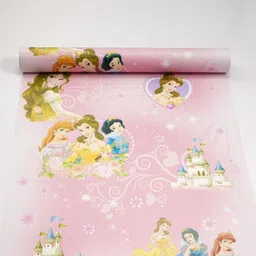 SARVARI Pink & Blue Printed Self Adhesive Wall Sticker-image-99