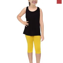 FRENCH KLEIDER Girls Cotton Pack of 2 Capris-picture-19