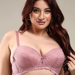 brachy BRACHYWomen Floral Medium Coverage Lightly Padded UnderwiredPush-Up Bra-picture-26