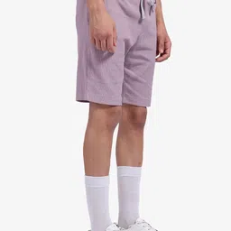 RARE RABBIT Men Striped Mid-Rise Regular Fit Above Knee Shorts image 2