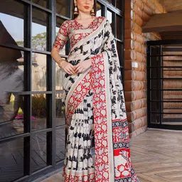 Sanwariya Silk Ethnic Motifs Art Silk Maheshwari Saree-picture-13