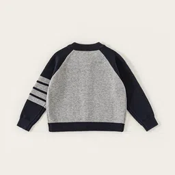 LULU & SKY Boys Colourblocked Acrylic Knitted Jacket image 2