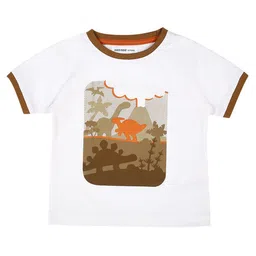 MeeMee Boys Printed T-shirt with Shorts image 2