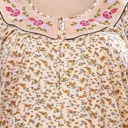 CHUI MUI Printed Maxi Nightdress image 2