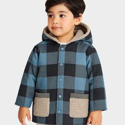 MiArcus Boys Checked Hooded Reversible Casual Jackets-picture-31