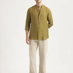 Blu MNKY Men Smart Slim Fit Casual Shirt image 4