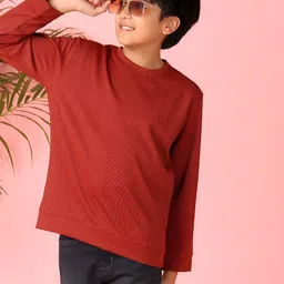 V-Mart Boys Self Design Round Neck Pullover Sweatshirt-picture-45