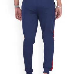 EcoLove Men Side-Striped Drawstring Lounge Joggers image 4