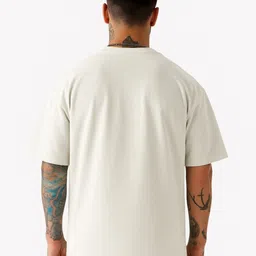 Be Crazy Men Printed Drop-Shoulder Sleeves Oversized T-shirt image 3