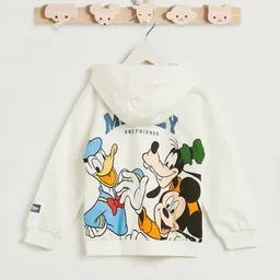 Juniors by Babyshop Boys Graphic Printed Hooded Long Sleeve Pullover Sweatshirt-image-39