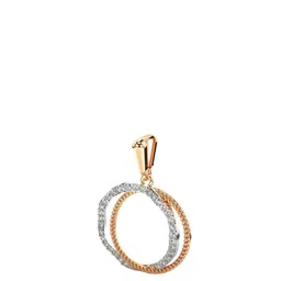VALANOVA Women 14 Kt Rose Gold Lab Grown Diamond Pendant 2.43 gm image 3