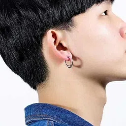 HOUSEOFTRENDZZ Contemporary Hoop Earrings image 5