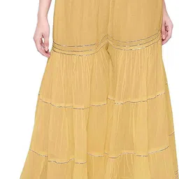 pinovo Women Regular Fit Beige Pure Cotton Trousers-picture-13