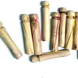 qnam Wooden Hair rollers For hair Curling perming 20Pc Hair Curler image 3