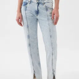 GAP Women 90S Loose Fit Heavy Fade Stretchable Jeans-image-97