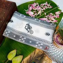 Khanduapata Pure Cotton Unstitched Dress Material image 4