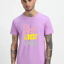 HESHA Men Typography Printed Round Neck Cotton T-shirt-picture-21