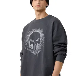 The Souled Store Men Graphic Printed Round Neck Cotton Oversized T-shirt-picture-29