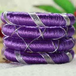 Kamule Lavender Plastic Bangle image 2