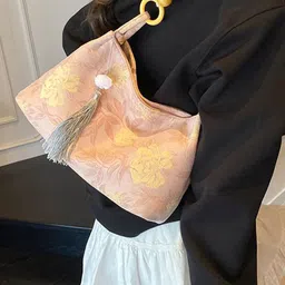 StyleCast x Revolte Structured Abstract One Handle Shoulder Bag image 5