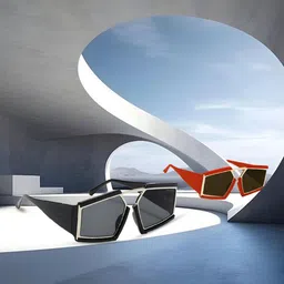 ZAADRAN Unisex Oversized Sunglasses with Polarised and UV Protected Lens-picture-21