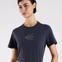 Calvin Klein Jeans Typography Printed Cotton T-shirt image 5