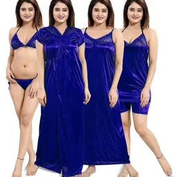 ONMS V-Neck Maxi Nightdress-image-3