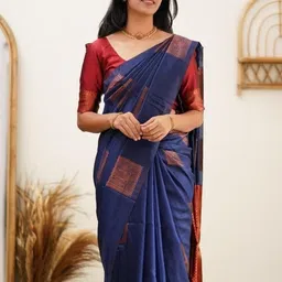 AVANTIKA FASHION Woven Design Zari Handloom Kanjeevaram Saree image 3