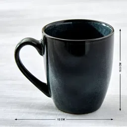 Home Centre Blue Stoneware Glossy Mug image 2