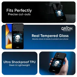 QRIOH Quirky Printed Poco F7 5G Back Case Mobile Accessories image 4