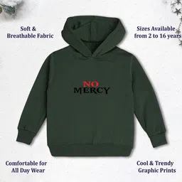NUSYL Boys Graphic Printed Hooded Long Sleeves Sweatshirt image 2