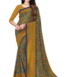 KANOODA Ethnic Motifs Poly Georgette Saree-image-57