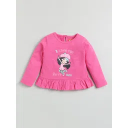 SNUGGLY MONKEY Girls Printed Night suit image 2