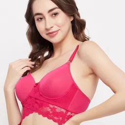 Clovia Full Coverage Underwired Lightly Padded Bralette Bra image 5
