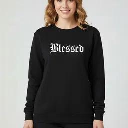 Calm Down Women Printed Sweatshirt-picture-20