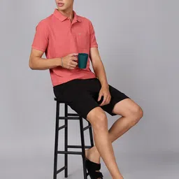 Lux Cozi Men Pack Of 2 Polo Neck Lounge Tshirts image 5