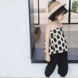 LULU & SKY Girls Printed Top with Trousers image 5