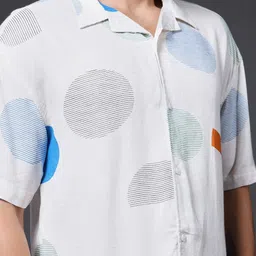 PRONK Men Standard Printed Casual Shirt image 4