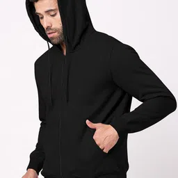 Wear Your Opinion Men Front-Open Hooded Sweatshirt image 3