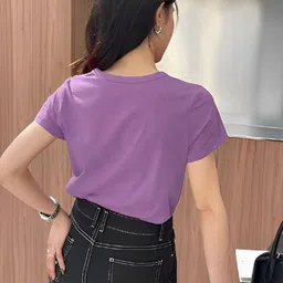 Kushi Flyer Women Printed Raw Edge T-shirt image 3