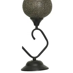 1ST TIME Black Glass Cylinder Table Lamps image 3