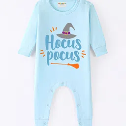 BLUSHES Kids Halloween Printed Pure Cotton Round Neck Rompers-image-17
