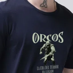 Enciger Men Printed Raw Edge T-shirt image 4