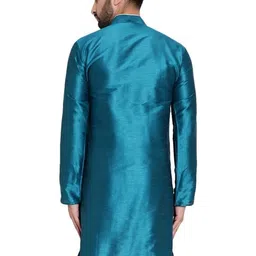 JEXI Men Regular Pure Silk Kurta with Pyjamas image 2