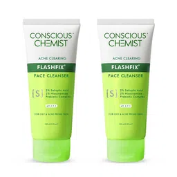 Conscious Chemist Set of 2 Salicylic Acid Face Wash with Glycolic Acid - 100 ml each-image-59